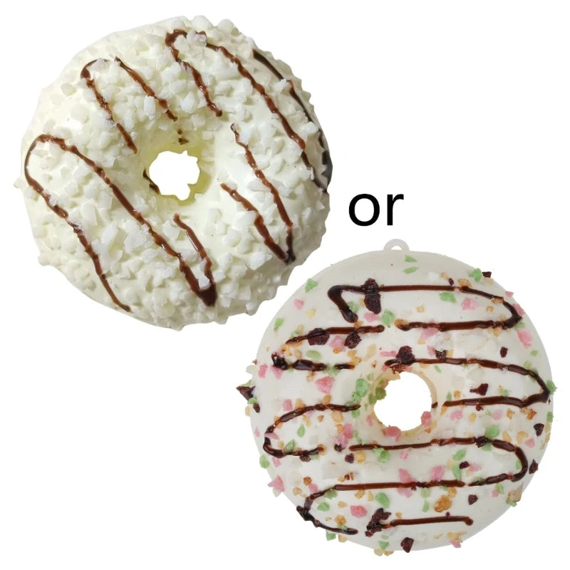 Donut Stress Relief Toy Party Favor Realistic Dessert Artificial Doughnuts Shop Decorations Birthday Party Kids Adults