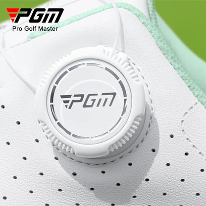 PGM Women Summer Golf Shoes Heat Dissipation Breathable Holes High Elasticity Height Outdoor Sports Shoes XZ430