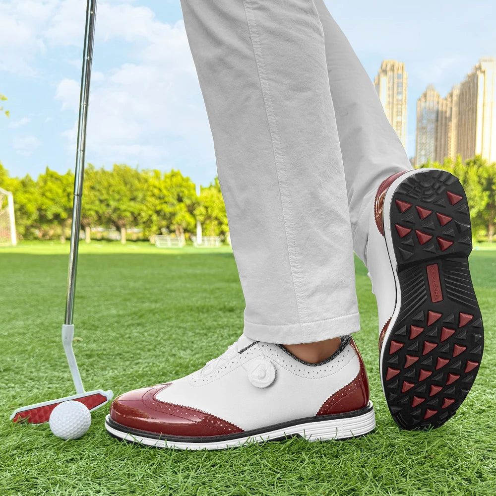 Men Golf Shoes Spikes Golf Sneakers Comfortable Walking Footwears Size 39-49