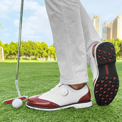 Men Golf Shoes Spikes Golf Sneakers Comfortable Walking Footwears Size 39-49