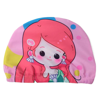 Cartoon Animal Children Swimming Cap Girls Boys Swimming Hat Elastic Kids Pool Swimming Cap 1-10 Years Old