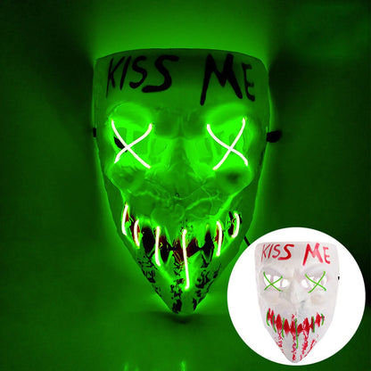 Luminous Mask Mask Dance Cold Light LED Mask Scary Mask for Festival Cosplay Halloween Costume Masquerade Parties,Carnival,Gift