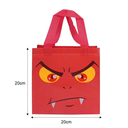 1-20pcs Halloween Non-Woven Treat Bags Pumpkin Ghost Bat Mummy Monster Tote Bag Halloween Party Favor Decor Toys Candy Gift Bags