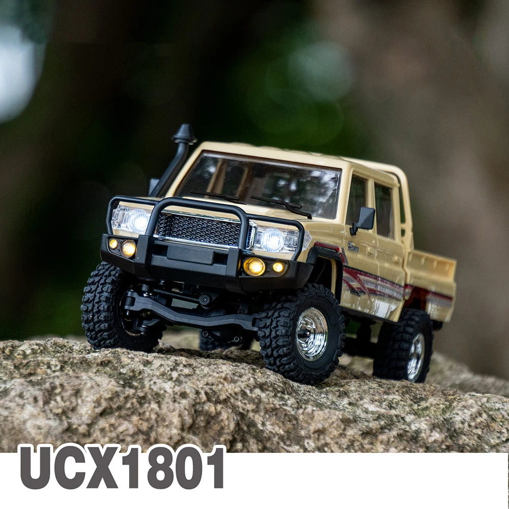 1/18 UCX1801 PRO RC Car LC79 2.4G 4WD Off-Road Pickup Brushless Simulation Truck Electric Remote Control Cars Model Toy Gift