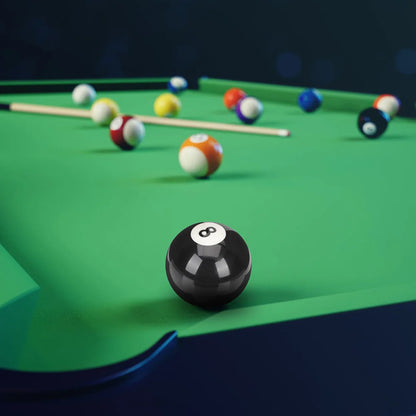 Large Pool Ball Wear Resistant Billiard Balls Replaceable Balls Black 8 Balls Practice Training Snooker Accessories Pool Game
