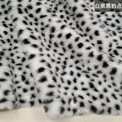 Thickened 1.5cm Fur Length Leopard Print Tiger Print Zebra Print Short Plush Fabric Performance Costume Faux Fur Clothing Fabric