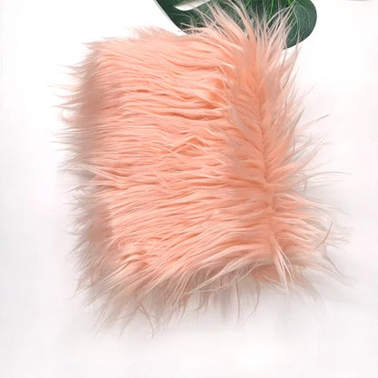 Faux Fur Fabric 46 Colors 160x50cm 8cm Soft Long Plush Handmade Doll/Clothing Shaggy Fabric