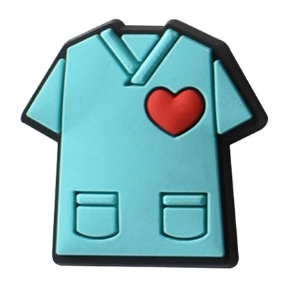 100Pcs Bulk Shoe Charms for Crocs Accessories Organ Medical Care Shoes Charm for Croc Decorations Pins Men Jeans Woman Clogs