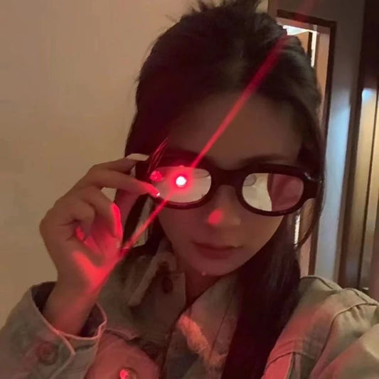 LED Tech Glasses Conan Terminator Personalised Dress Up Spooky Prom Performance Glasses for Halloween Party Cosplay