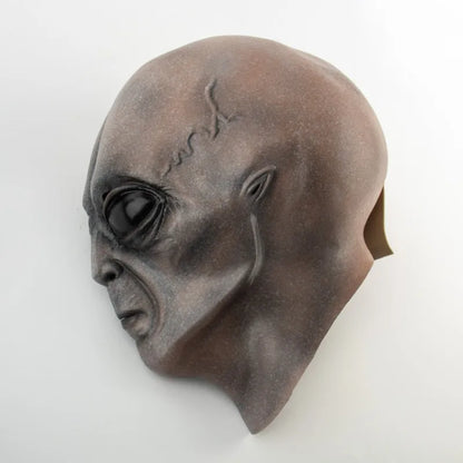 Funny’s Horror Latex Mask Cosplay UFO Oxyey Alien Skull Halloween Party Costume Ghost House Chamber Prank Devil Monster Prop