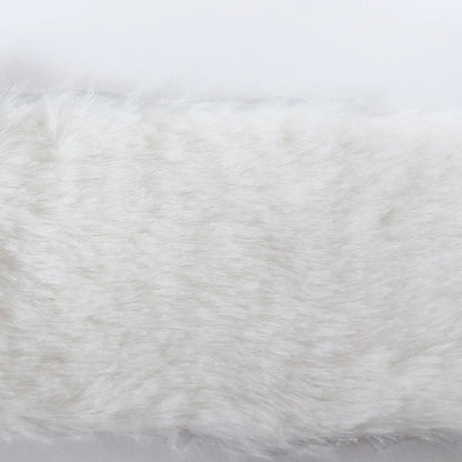 7MM Plush Fabric Fabric Pure Color Solf Atrtificial Rabbit Fur Doll Clothing Pillow DIY Decoration Material