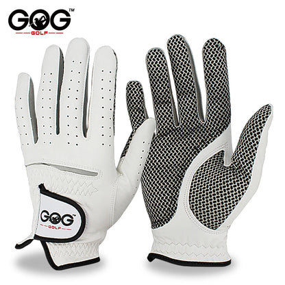 Pack 1 Pcs Golf Gloves Men Cabretta Leather Left/Right Hand With Anti-Slip Granules Soft Breathable Men's Golf Glove