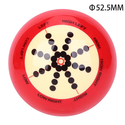 Training Billiard Cue Ball Snooker Practice Assist Accessory Practice Balls With Standard Lines and Dots America Pool Eight Ball