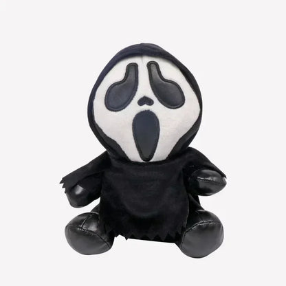 HOT--18cm Ghostface Plush Toy Death Figure Horror Doll Soft Stuffed Grimace  Halloween Toy Doll Halloween Decoration Doll Gifts