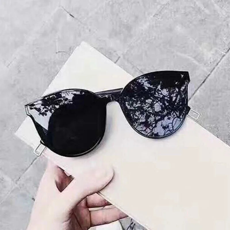 OIMG Cat Eye Sunglasses Woman Vintage Brand Black Glasses Fashion Style Eyewear Personality Sunglasses Gafas De Sol UV400
