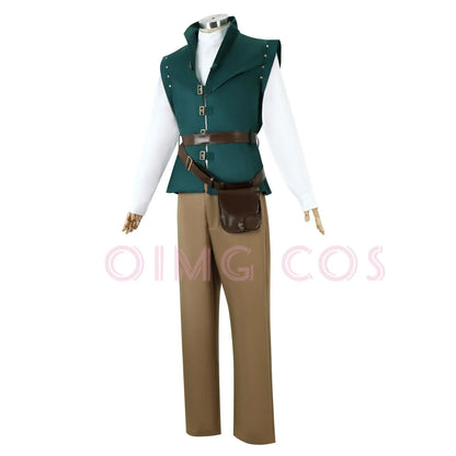 Flynn Rider Cosplay Costume  Adult Carnival Uniform Halloween Anime Halloween Costumes