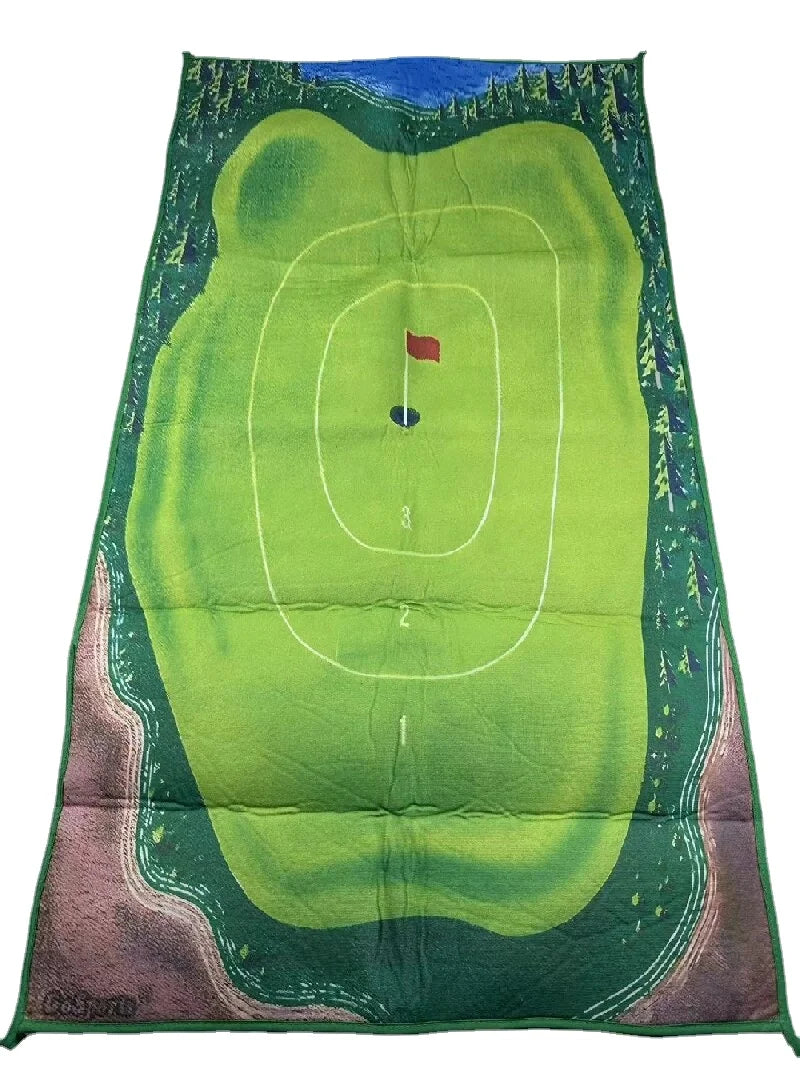 Golf Hitting Pad the Casual Golf Game Set  Golf Training Aids Home Office Sports