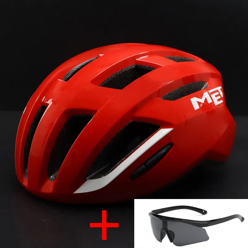 Bike MET Rivale Helmet Ultralight Road Bicycle Helmet Racing Outdoor Sports Mountain Cycling Helmets Women and Men Riding Hats