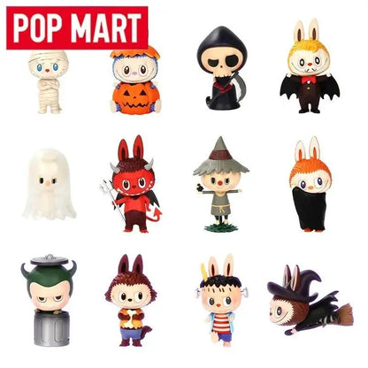POP MART Labubu Halloween Monster Carnival Series Blind Box Guess Bag Mystery Box Toys Doll Cute Anime Figure Ornaments Gift