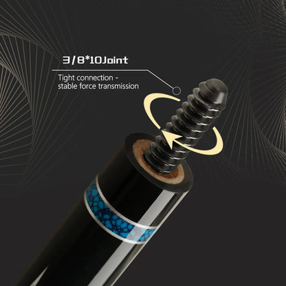 FURY AF Series Billiard Pool Cue Carbon Fiber Pool Cue 3/8*10 Pin Joint 12.5mm Tip Black Technology Carbon Pool Billiards