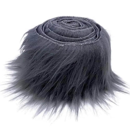 1.5M  Faux Fur Ribbon Tapes DIY Apparel Sewing Fluffy Trim Trimming Fabric Sewing Costume Stripe Plush Fur Supplies Home Decor