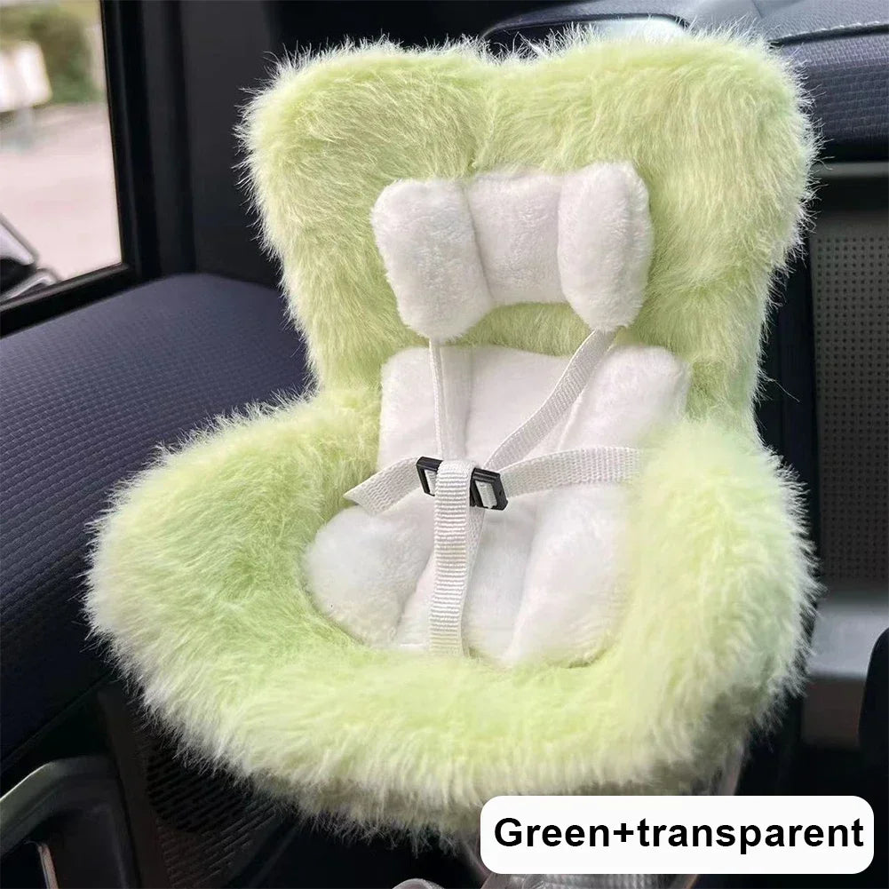 Suitable for 17cm Labubu Cute Doll Cute Car Safety Seat Car Air Outlet Decoration Car Interior Decoration Ornament