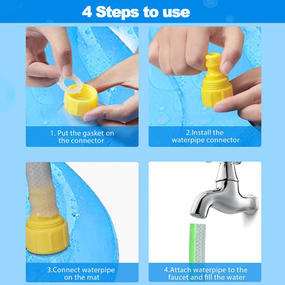 170 CM Children Play Water Mat Summer Beach Inflatable Water Spray Pad Outdoor Game Toy Lawn Swimming Pool Mat Kids Toys