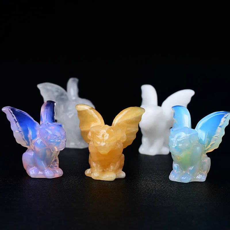 Crystal Gargoyle Room Decor Crystals Home Decorations Crystal Witchcraft Decoration Home Home Decor Halloween Decoration Anime