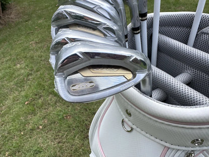 Women Golf Complete Set Full Set  3stars Golf Clubs 11.5 Driver+Fairway +Hybrd+Putter+Irons 12pcs With Graphite L Shaft  No Bag