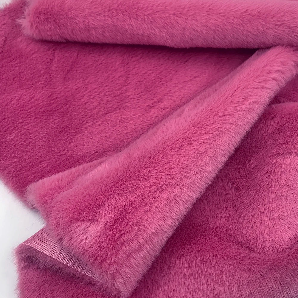 Sewbato 10mm 100% Polyester Faux Fur Fabric 50x50cm Environmentally Friendly Soft Minky Fabric Plush Toy/Clothing Plush Fabric