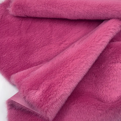 Sewbato 10mm 100% Polyester Faux Fur Fabric 50x50cm Environmentally Friendly Soft Minky Fabric Plush Toy/Clothing Plush Fabric