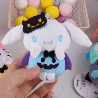 Halloween Christmas Decoration Dolls My Melody Kuromi Cinnamoroll Kt Cat Plush Toy Small Pendant Stuffed Animals Keychains Gifts