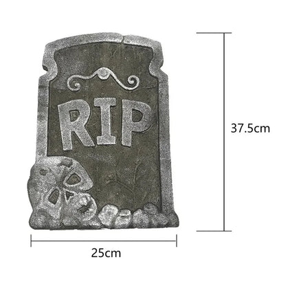 Halloween Decoration Foam Skeleton Tombstone With RIP Letters Grave Bat Horror House Props Rip Tombstone Props Party Supplies