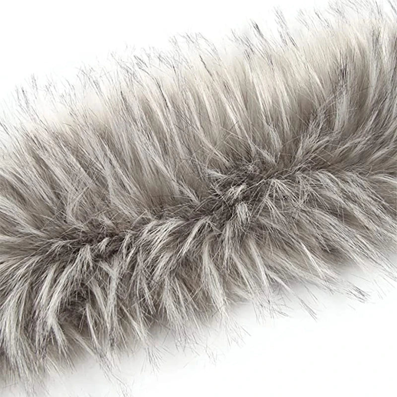 100*7cm Faux Fur Trim Comfortable Fur Ribbon Tape DIY Apparel Sewing Fabric Craft Costume Decoration Furry Material Wholesale