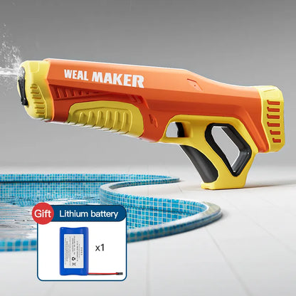 Automatic High-Tech Summer Electric Toy Water Gun Induction Water Absorbing  Burst Water Gun Beach Outdoor Water Fight Toys Gift
