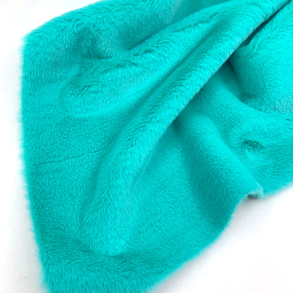 Sewbato 10mm 100% Polyester Faux Fur Fabric 50x50cm Environmentally Friendly Soft Minky Fabric Plush Toy/Clothing Plush Fabric