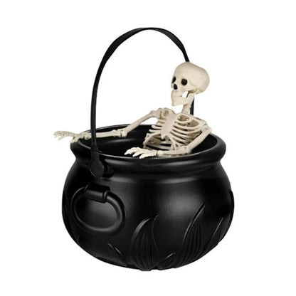 Halloween Decorations Indoor Decorations Indoor Witch Cauldron Black Plastic Bowl Party Decor for Home Garden Kitchen Yard