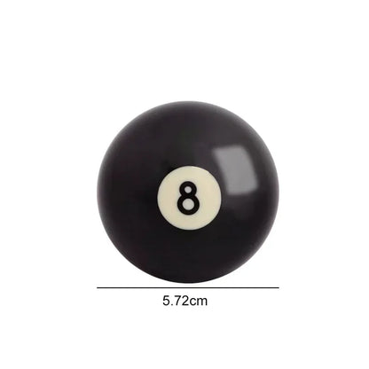 1pc Billiard Cue Ball 52.5/57.2 Mm Standard /Crystal Black 8 Ball Snooker Training Replacement Practice Billiard Made of Resin