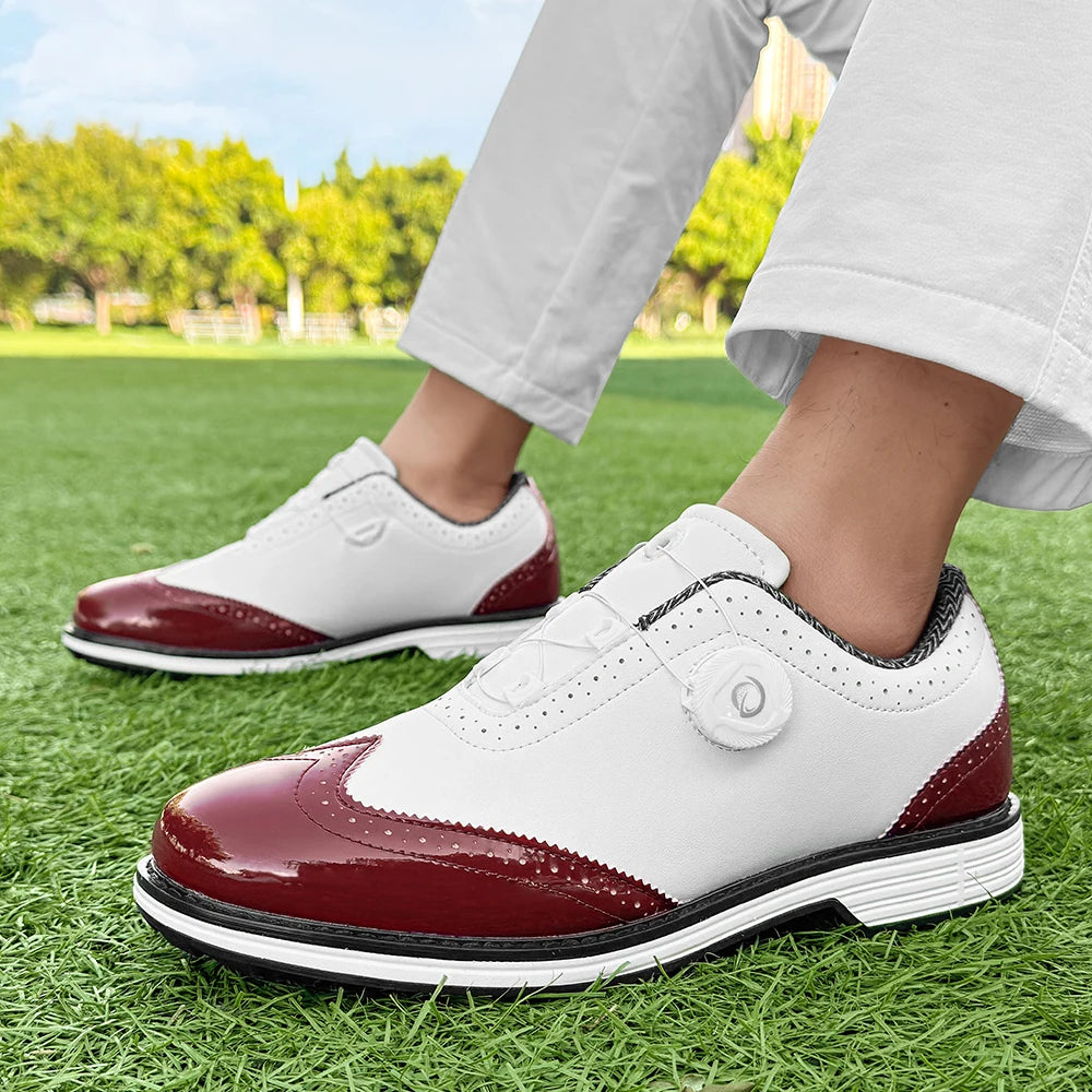 Men Golf Shoes Spikes Golf Sneakers Comfortable Walking Footwears Size 39-49