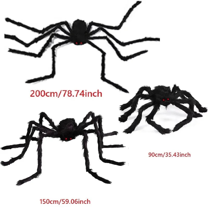 Horror Halloween Spider Web Giant Stretchy Cobweb for Yard Outdoor Haunted House Bar Decoration Supplies Halloween Party Props