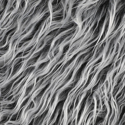 25*25Cm Faux Fur Fabric Square Artificial Fur Long Pile Plush Fabric for DIY Chair Cushion Crafts Dolls Beard Hair Decoration