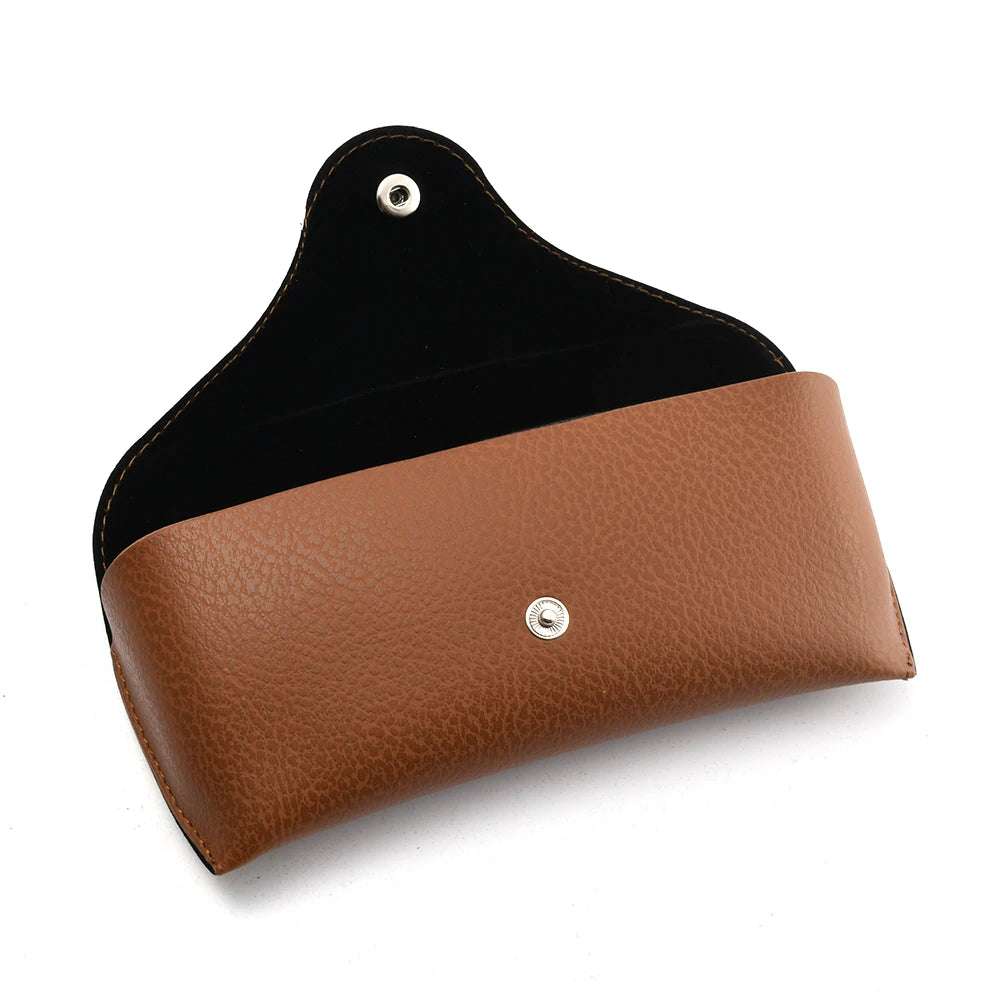 COHK Fashion Leather Soft Sunglasses Case for Men Luxury Designer Glasses Box Bag Hard Protector Eyeglasses Accessories