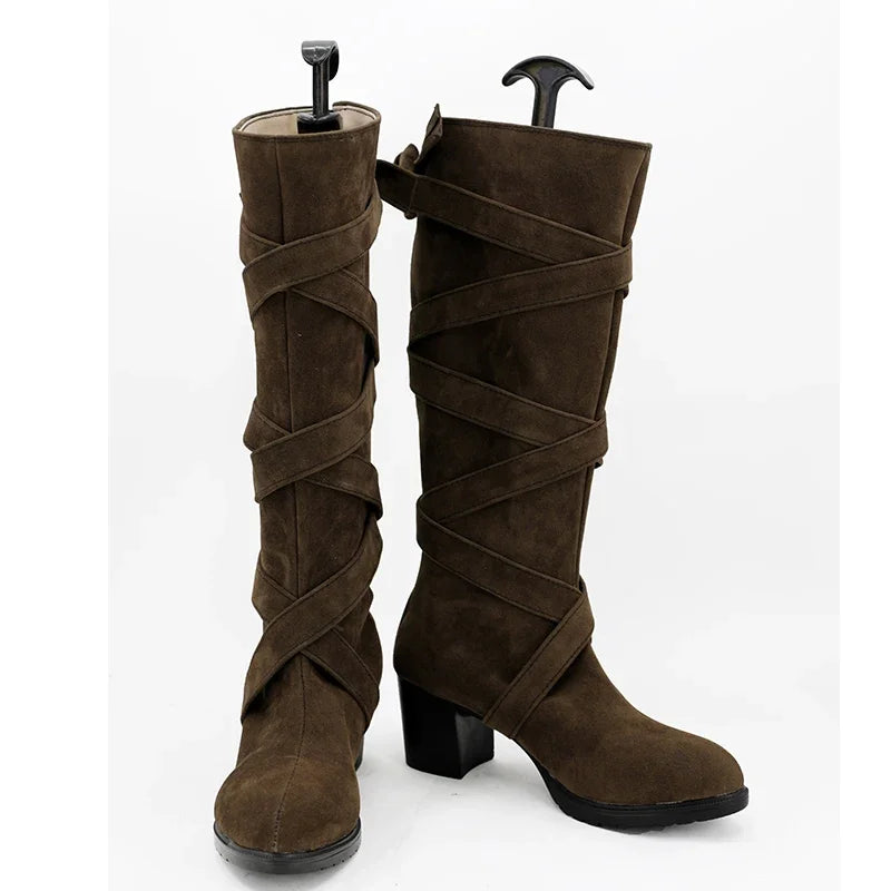 Movie Game Cosplay Boots Halloween Carnival Thrones Costume Made Halloween Party Shoes for Adult Women Man Halloween