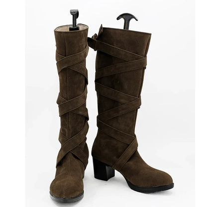 Movie Game Cosplay Boots Halloween Carnival Thrones Costume Made Halloween Party Shoes for Adult Women Man Halloween