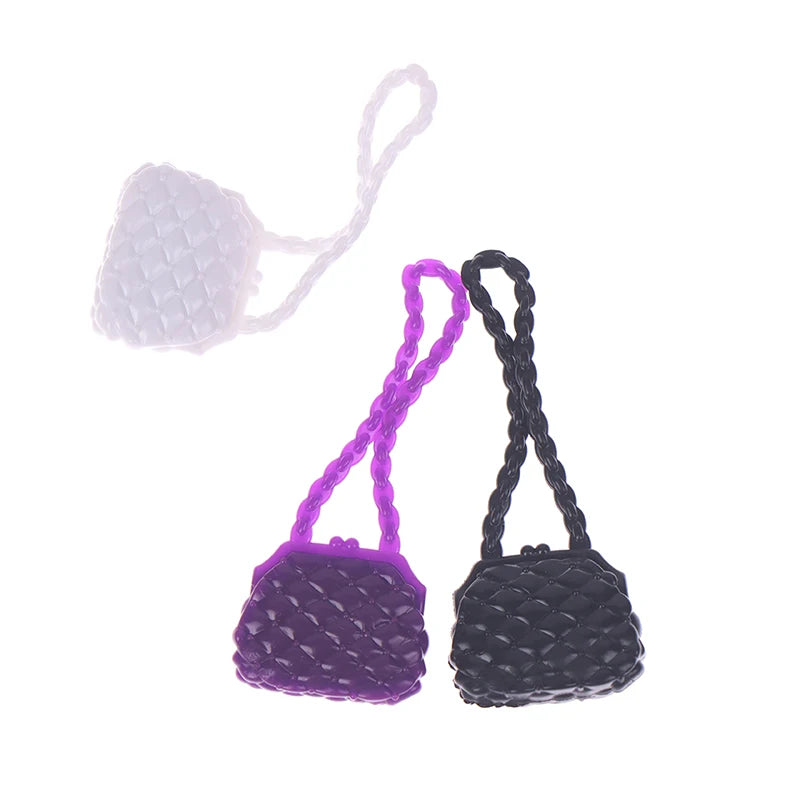 1PCS New Fashion Mini Handbag Shoulder Bag for Doll Decor Accessories Kids Toys