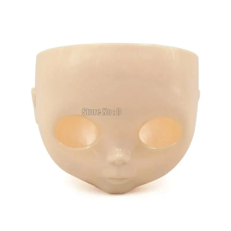 1pc 1/6 Blyth Diy Doll Factory Dolls Faceplate With Backplate 30cm Plastic Blyth No Makeup Face Screw Toys Accessories