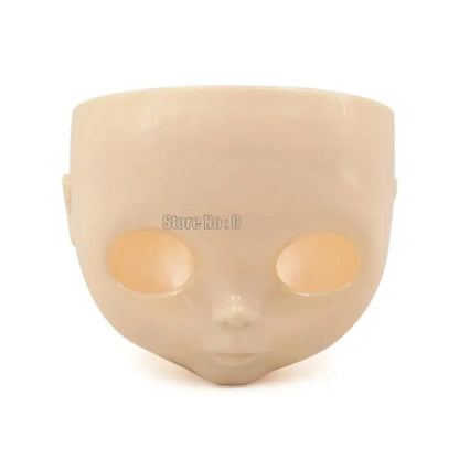 1pc 1/6 Blyth Diy Doll Factory Dolls Faceplate With Backplate 30cm Plastic Blyth No Makeup Face Screw Toys Accessories
