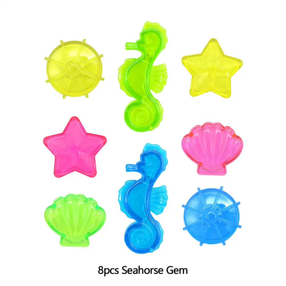 Seaweeds Swimming Pool Toys Kid Water Sports Swim Thru Rings Diving Doors Octopus Dolphin for Summer Activities Outdoor Games