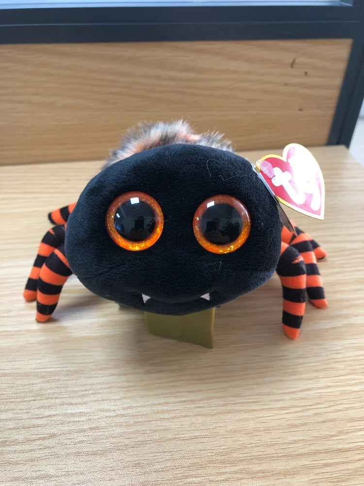 Ty Beanie Animal Stuffed Plush Toy Beastie Cute Halloween Golden Wing Bat Doll Children Birthday Toys Gift 15cm