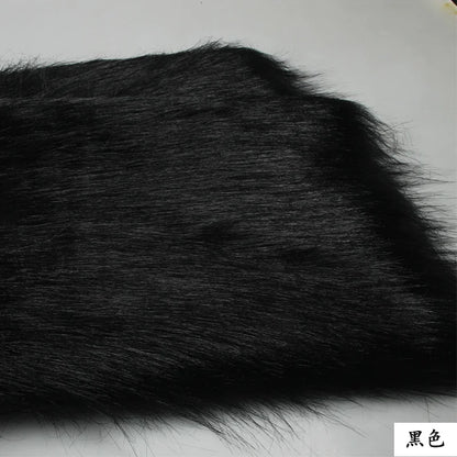 4 Kinds of Purple 12cm Long Pile Fur Faux Fur Fabric Soft Plush Faux Fur Fabric Sewing DIY Toy Home Background Decoration Cloth